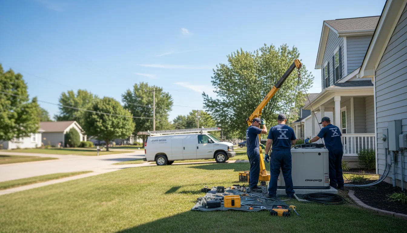 Generator Installation in Harristown, IL near me
